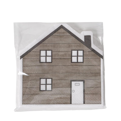 Boltze home serviettes homewood en forme de maison 12 pièces