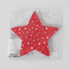 Boltze home serviettes en forme d'étoile rouge blanc 12 pièces