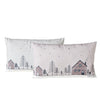 Boltze home coussin maisons en bois 30x50cm