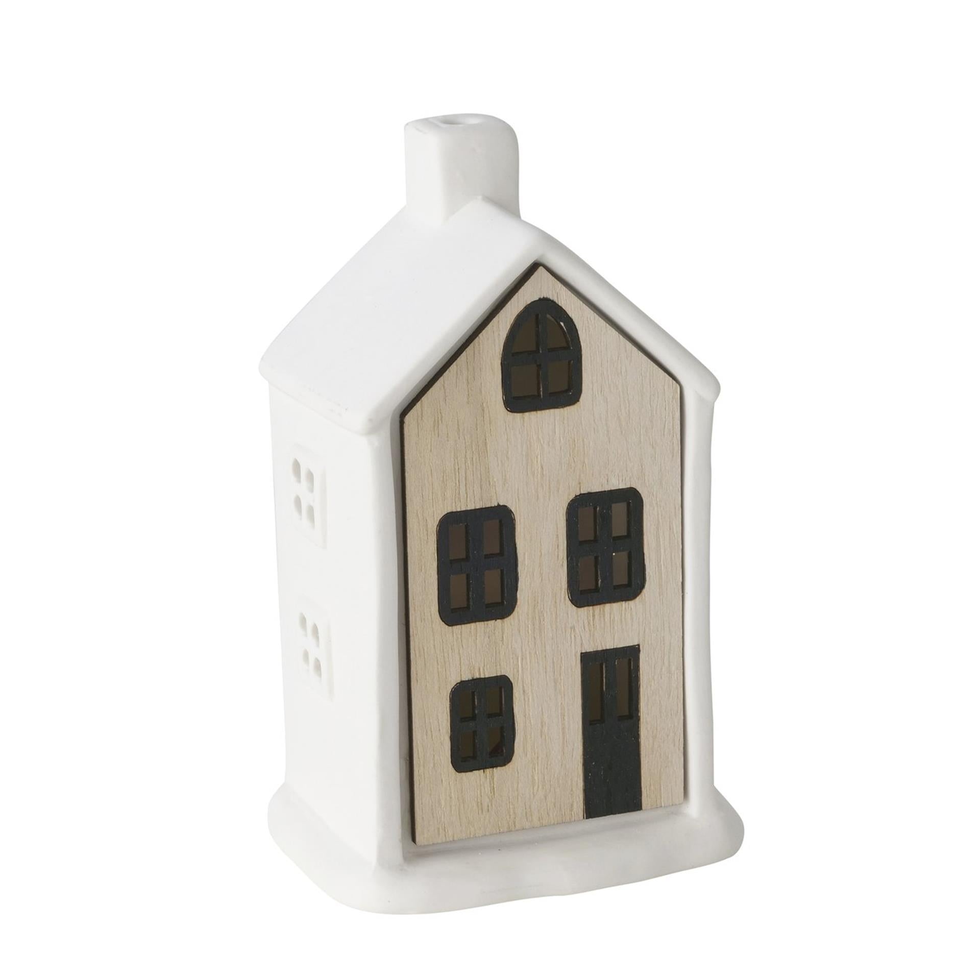 Boltze home house homewood porcelaine led h13cm