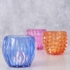 Boltze home photophore verre h8,5cm 3 assortis
