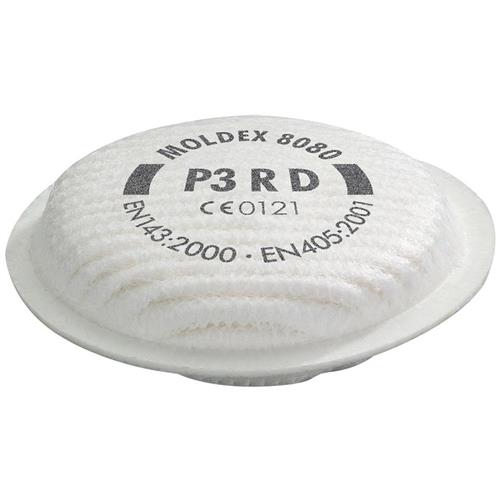 Moldex 8080 filtre à poussière fine p3rd (jeu de 8 pièces)