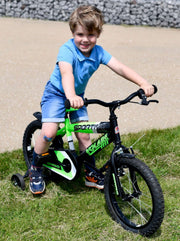 Volare Sportivo Children's Bicycle - Boys - 14 pouces - Black vert néon - 95% assemblé - afbeelding 4
