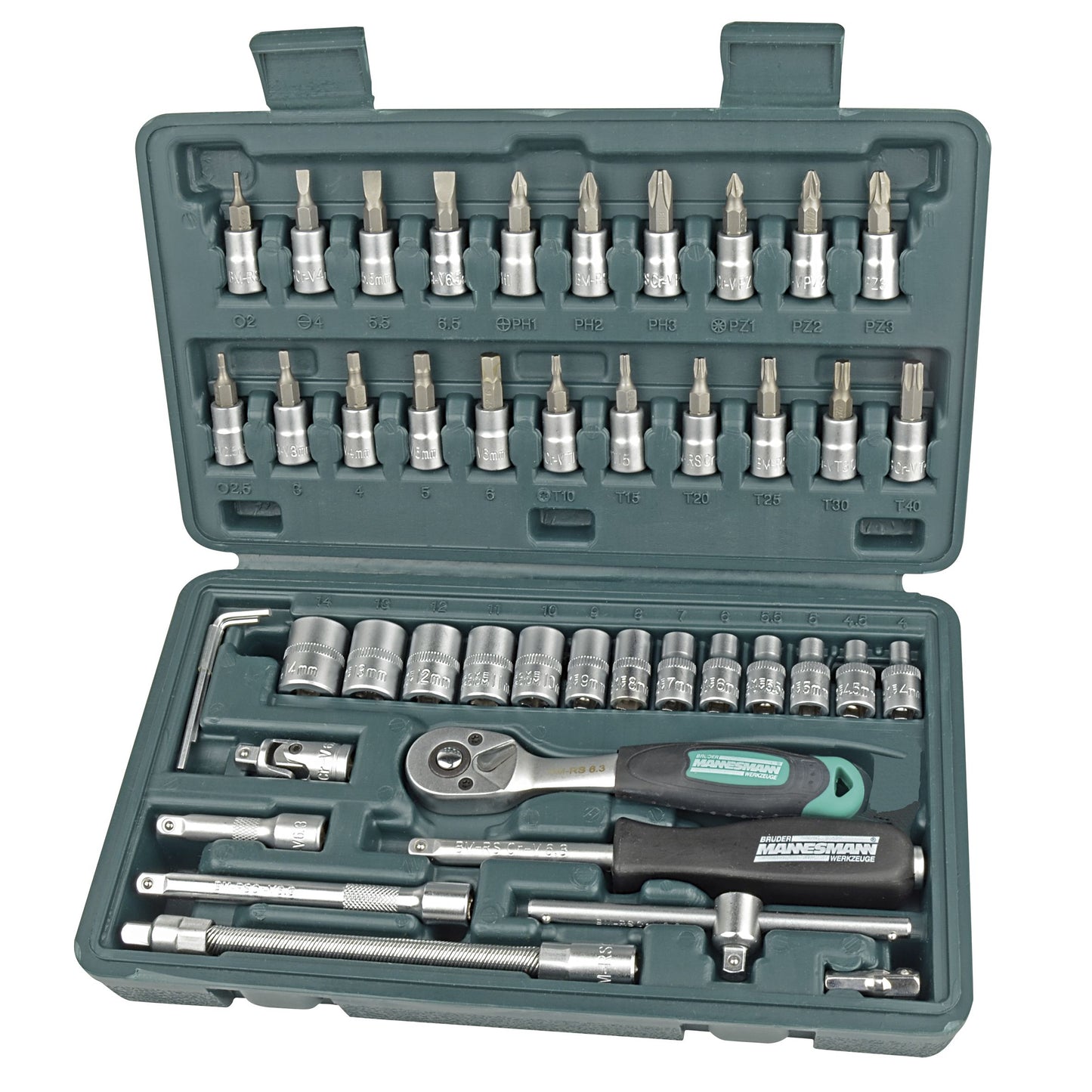 Brüder Mannesmann boîte à prises SL 46 pcs 1 4 (hobby) - 2040
