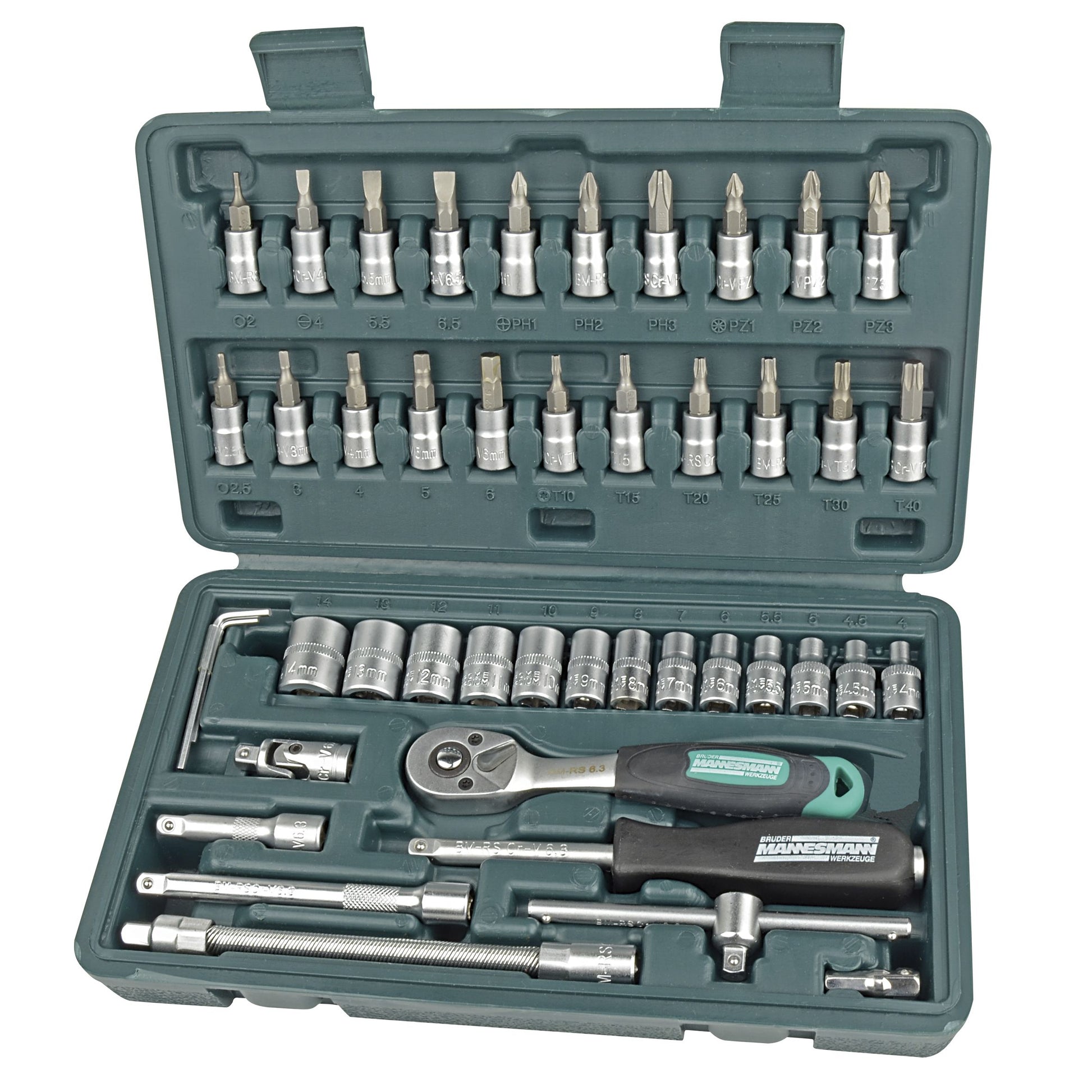 Brüder Mannesmann boîte à prises SL 46 pcs 1 4 (hobby) - 2040