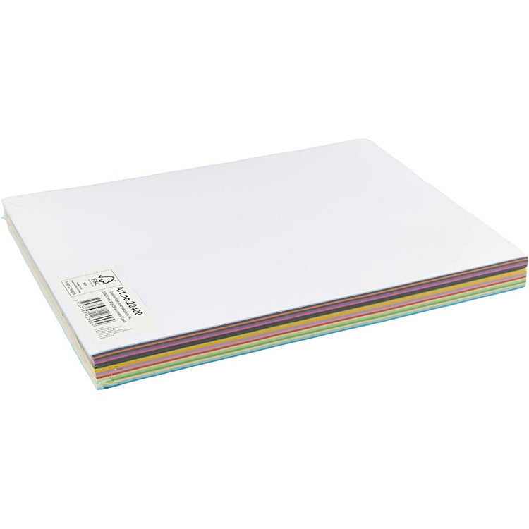 Papier créatif Creativ company, a4, feuille 210x297 mm, 80 gr, différentes couleurs, 280 feuilles div 1 boîte