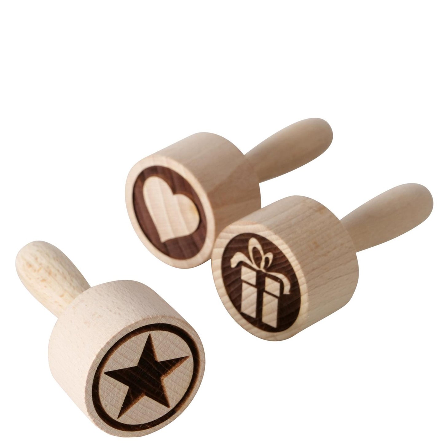 Timbre à biscuits Boltze Home avec image de Noël définie a 3