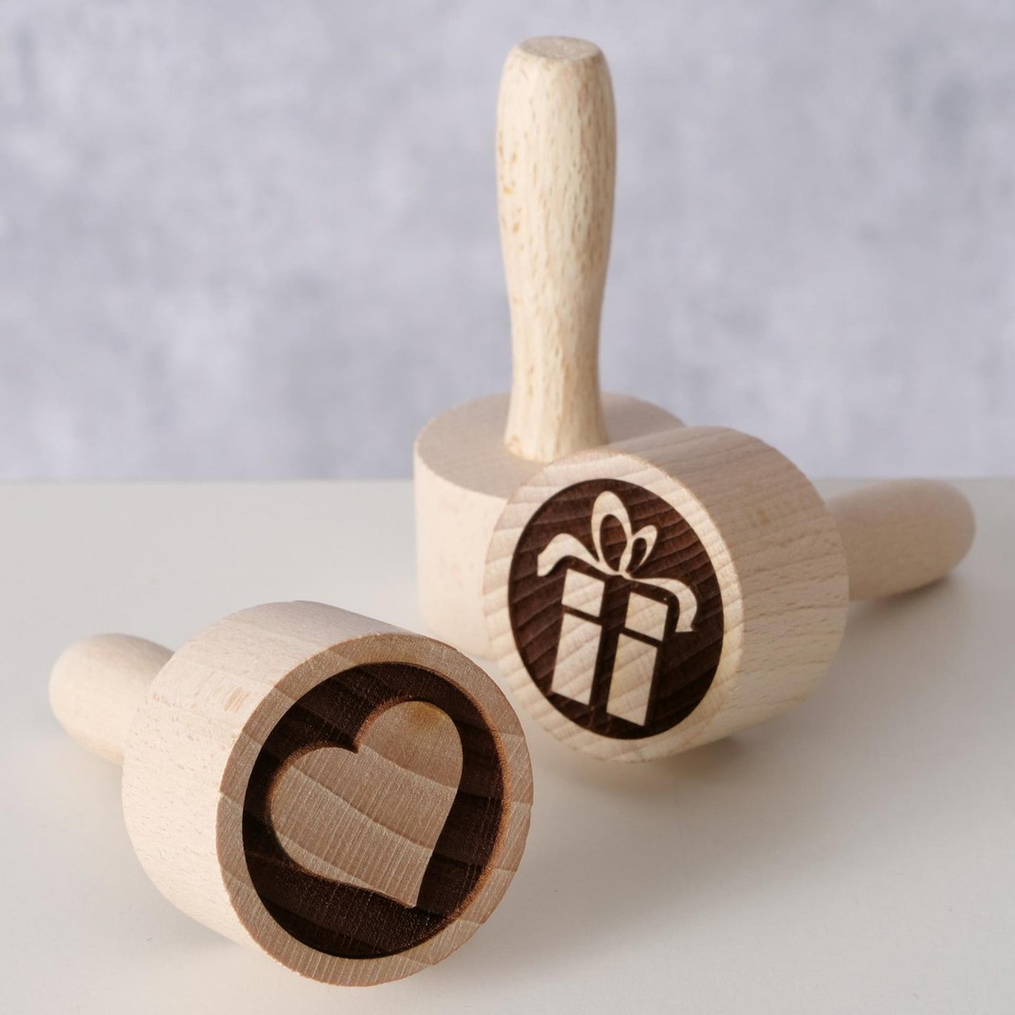 Timbre à biscuits Boltze Home avec image de Noël définie a 3