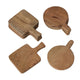 Boltze home dessous de verre bois en forme de planche à découper 4 pcs.