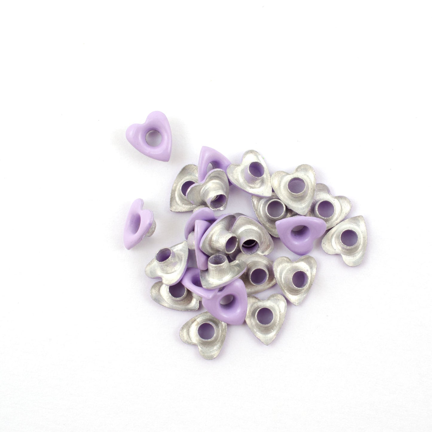 Vaessen creative • oeillets coeur 3,2mm 5 lilas