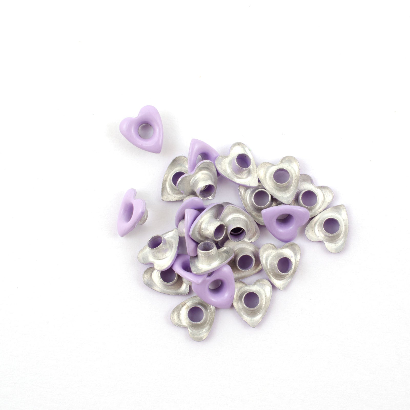 Vaessen creative • oeillets coeur 3,2mm 5 lilas