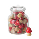 Boltze home statue champignon bois de manguier dia.3,5x5cm rouge