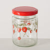 Boltze home pot de conservation fraise 240ml verre