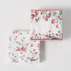 Boltze home serviettes fraise 20 pièces 34x34cm