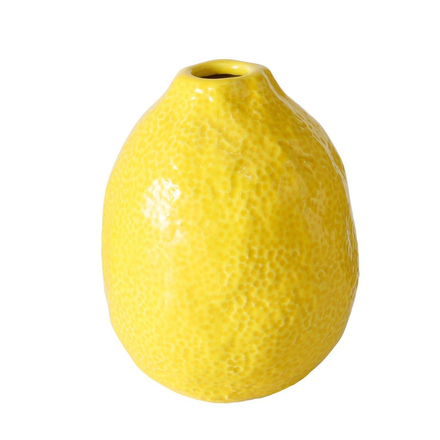 Boltze home vase citron h12cm jaune dolomite
