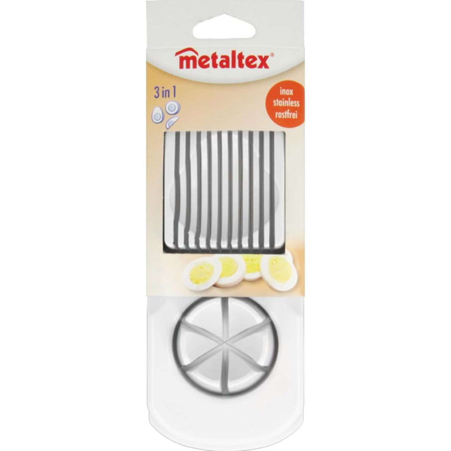 Metaltex Metaltex Egg Cutter blanc