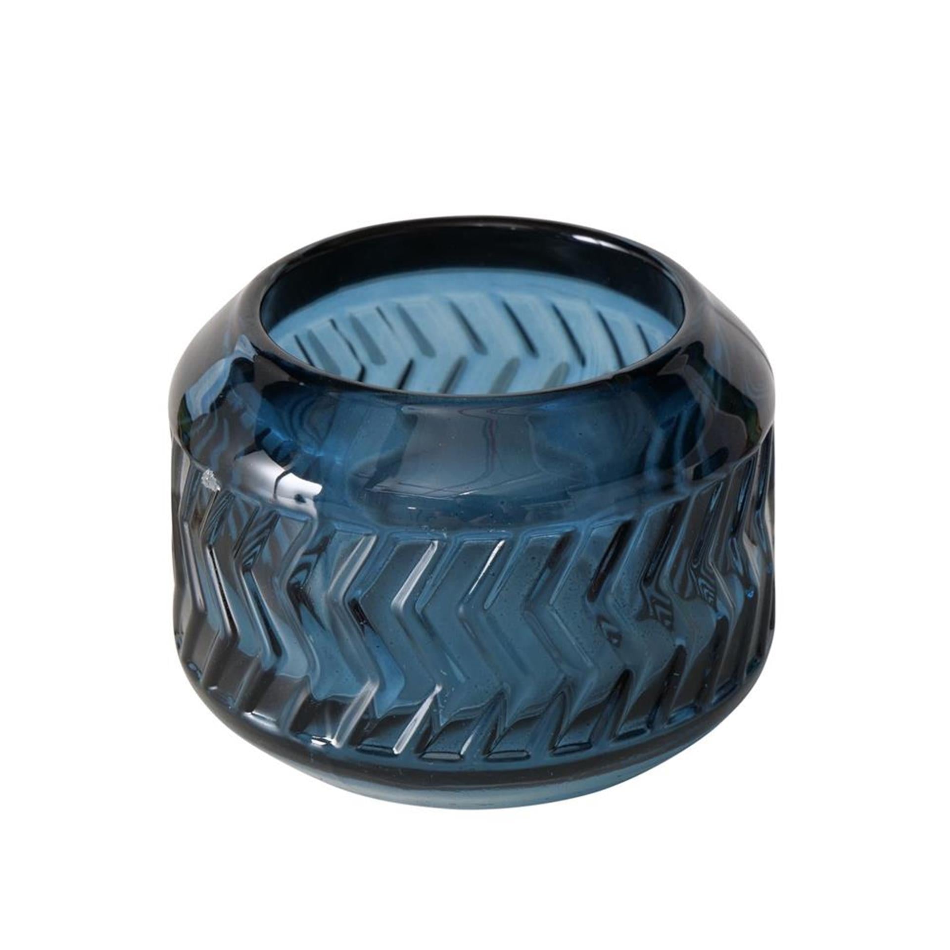 Boltze home photophore bleu h6cm 3 assortis