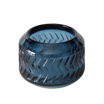 Boltze home photophore bleu h6cm 3 assortis