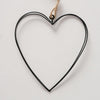 Boltze pendentif home déco coeur lot de 6 11x10x2.5cm