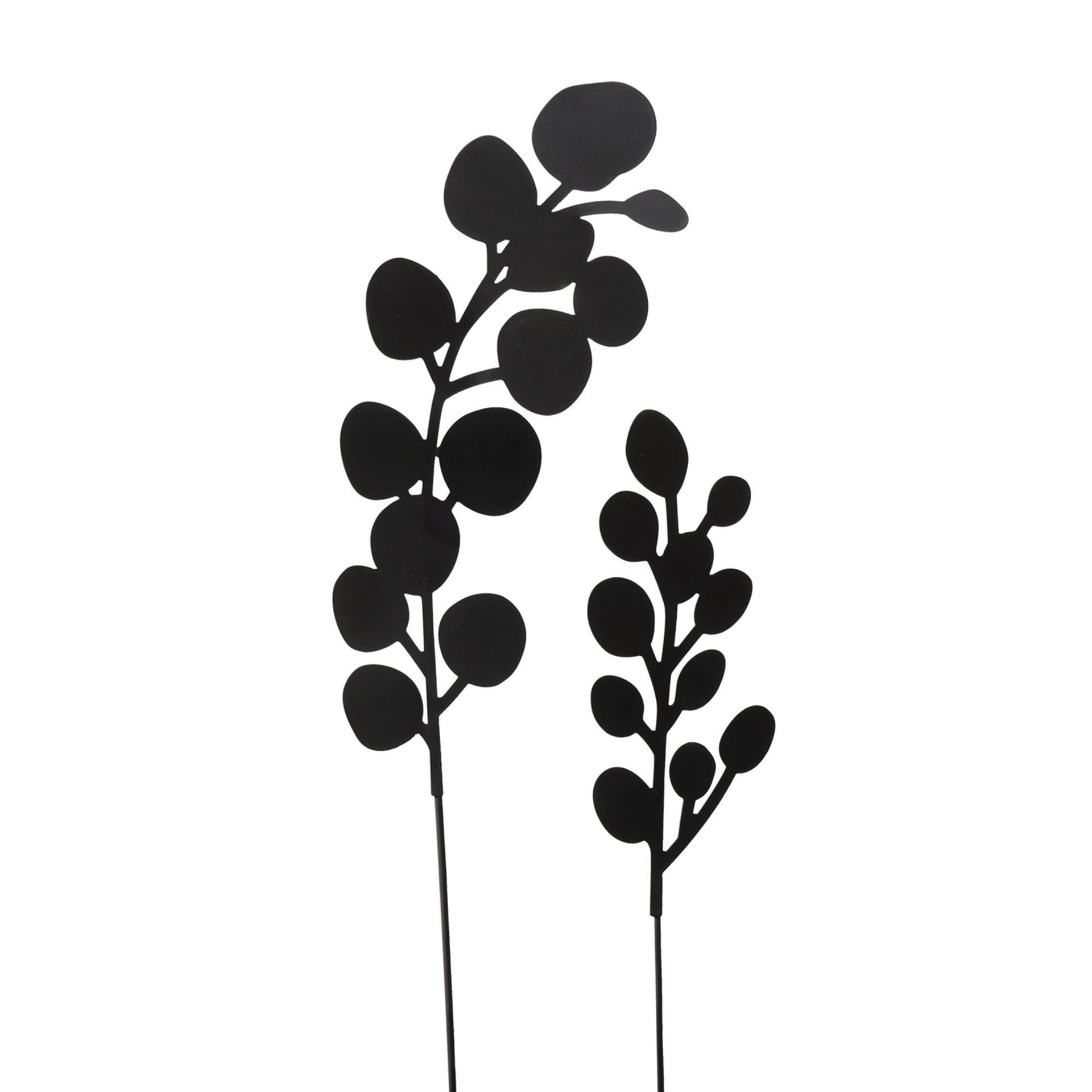 Boltze home bouchon de jardin calypso 2 pièces en métal noir