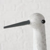 Boltze home statue oiseau métal blanc h55 cm
