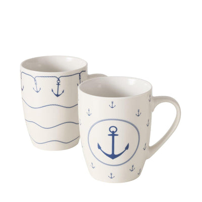 Boltze home tasse ancre 350ml porcelaine