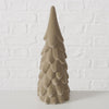 Boltze home image Sapin de Noël beige lot de 2 velours