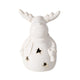 Boltze home figurine cerf cristo pierre avec LED h13cm