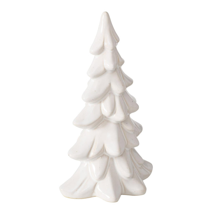 Boltze home déco Sapin de Noël pierre cristo h20cm blanc