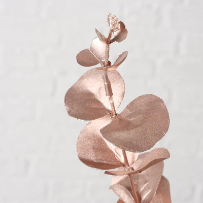 Boltze home branche artificielle eucalyptus rose h81cm