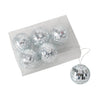 Boltze home Boule de Noël verre disco 5x5cm 6 pièces