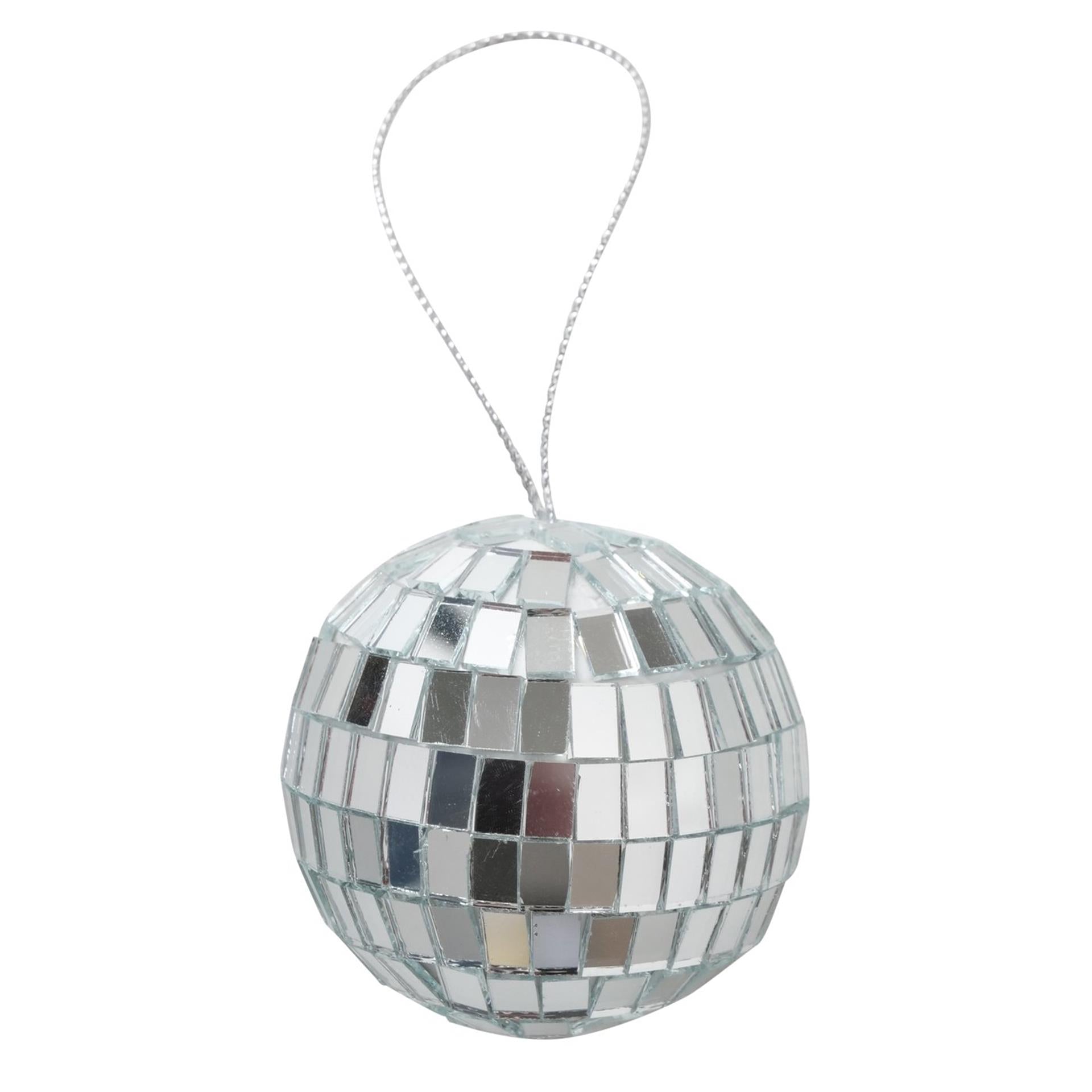 Boltze home Boule de Noël verre disco 5x5cm 6 pièces