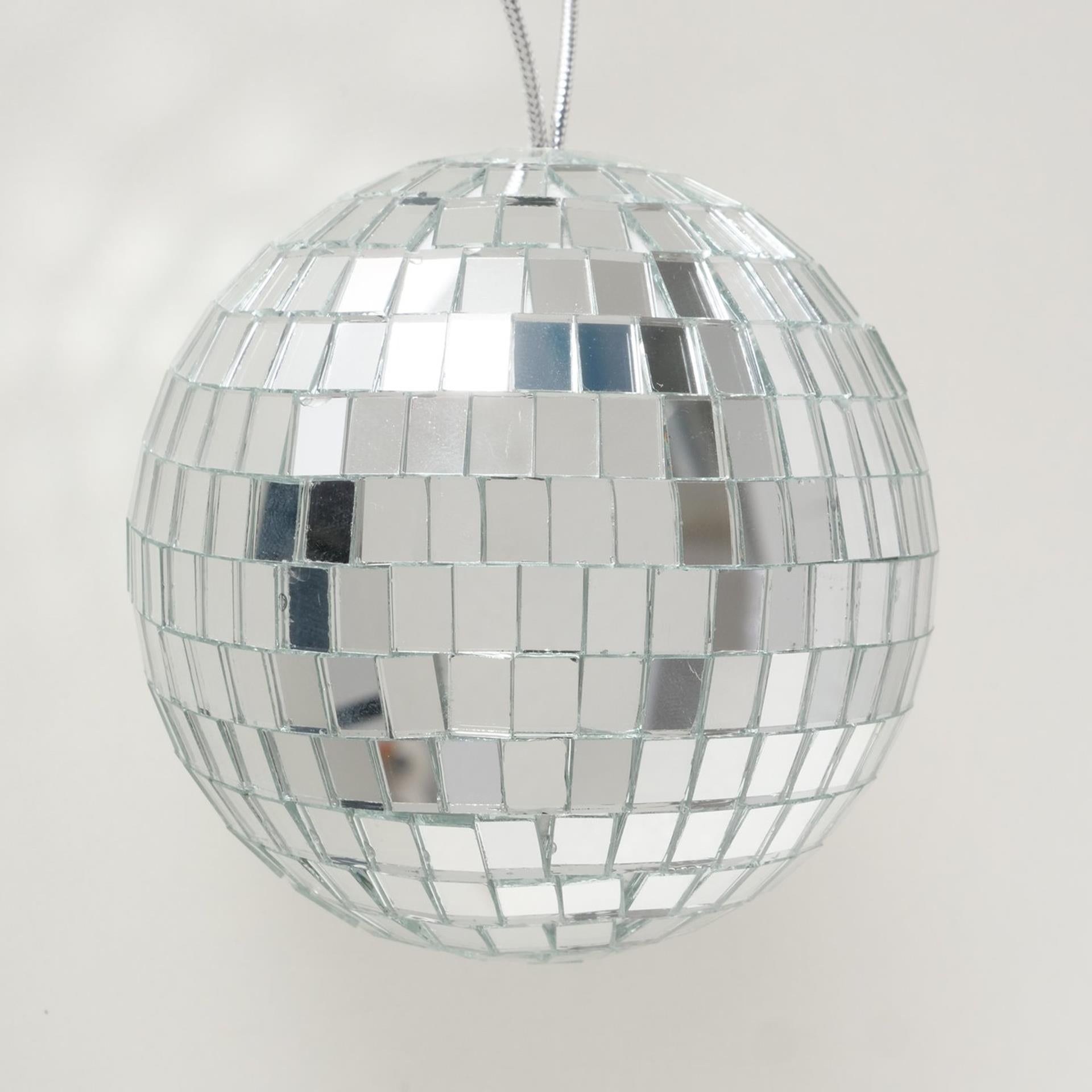 Boltze home Boule de Noël en verre disco 10x10cm