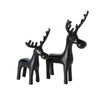 Boltze home figurine élan noir 2 pièces