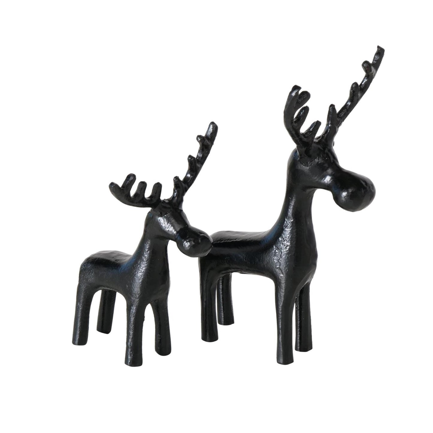 Boltze home figurine élan noir 2 pièces