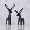 Boltze home figurine élan noir 2 pièces