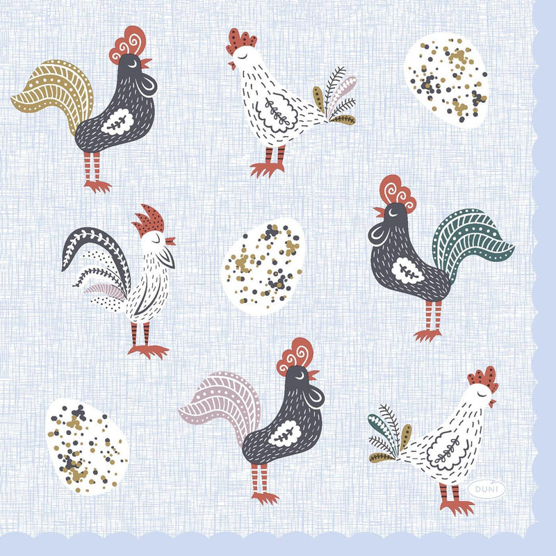Serviettes Duni matin de Pâques 33x33cm