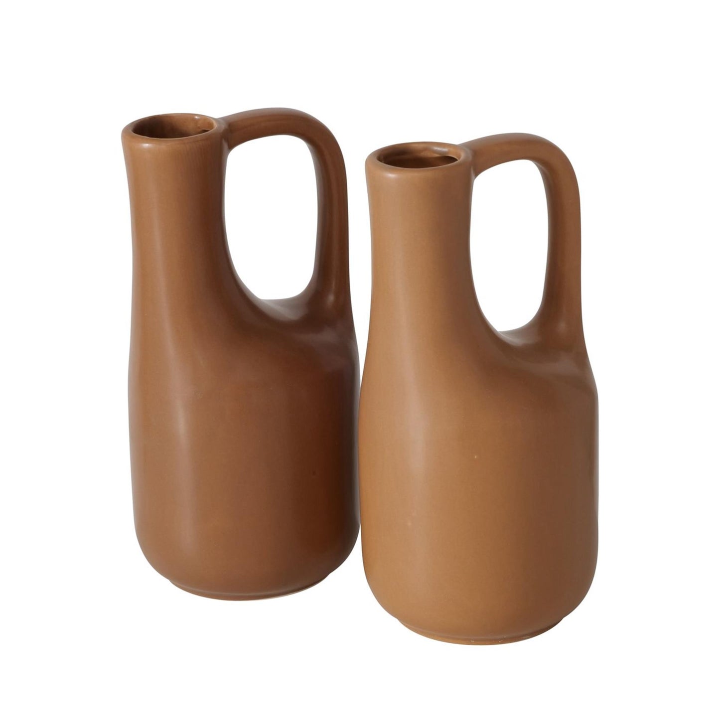 Boltze home vase pierre marron h18,2cm