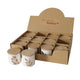 Pot de rangement Boltze home avec feuille d'or 5x5cm