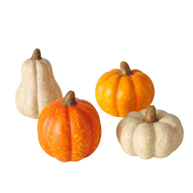 Kit de décoration d'intérieur Boltze citrouille 4 pièces. h6,5cm