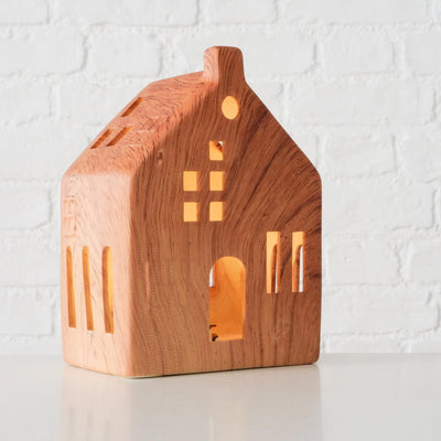 Boltze home déco maison hygga porcelaine led h14cm