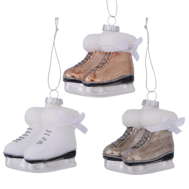 Boltze home pendentif de Noël patinage sur glace madeline h8.5x8cm