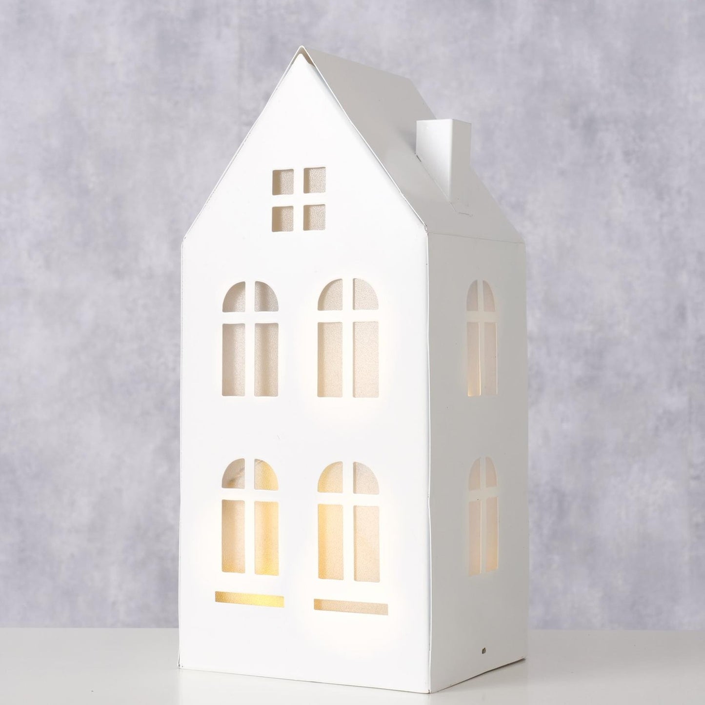 Boltze home déco maison domizil métal led h22.3cm
