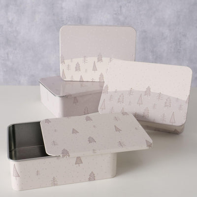 Boîte de rangement en métal Boltze home 12x9x4cm