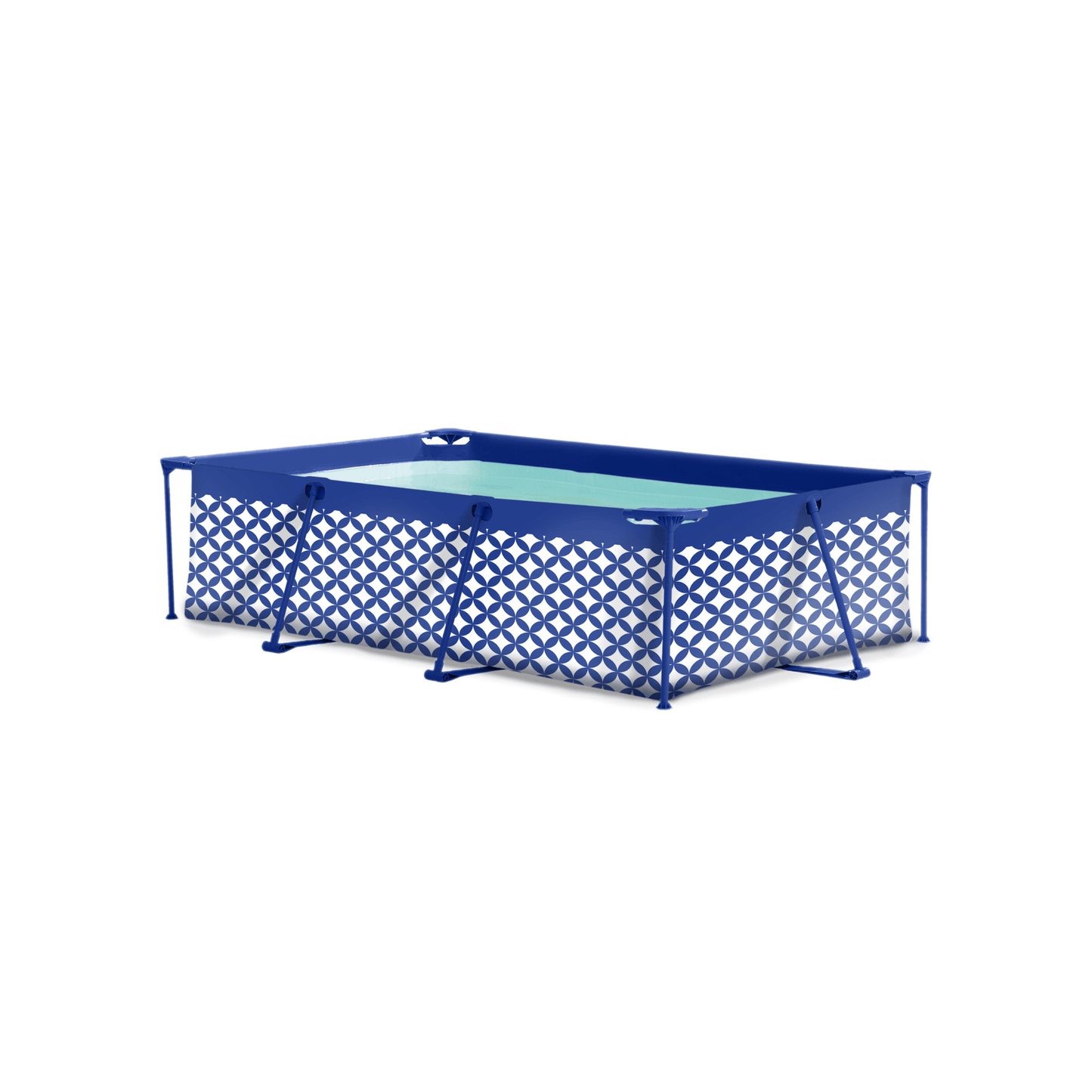Élégance | Blanc bleu foncé Piscine 260x160x65 cm