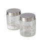 Pot de conservation en verre Boltze home avec arbres de Noël 625 ml
