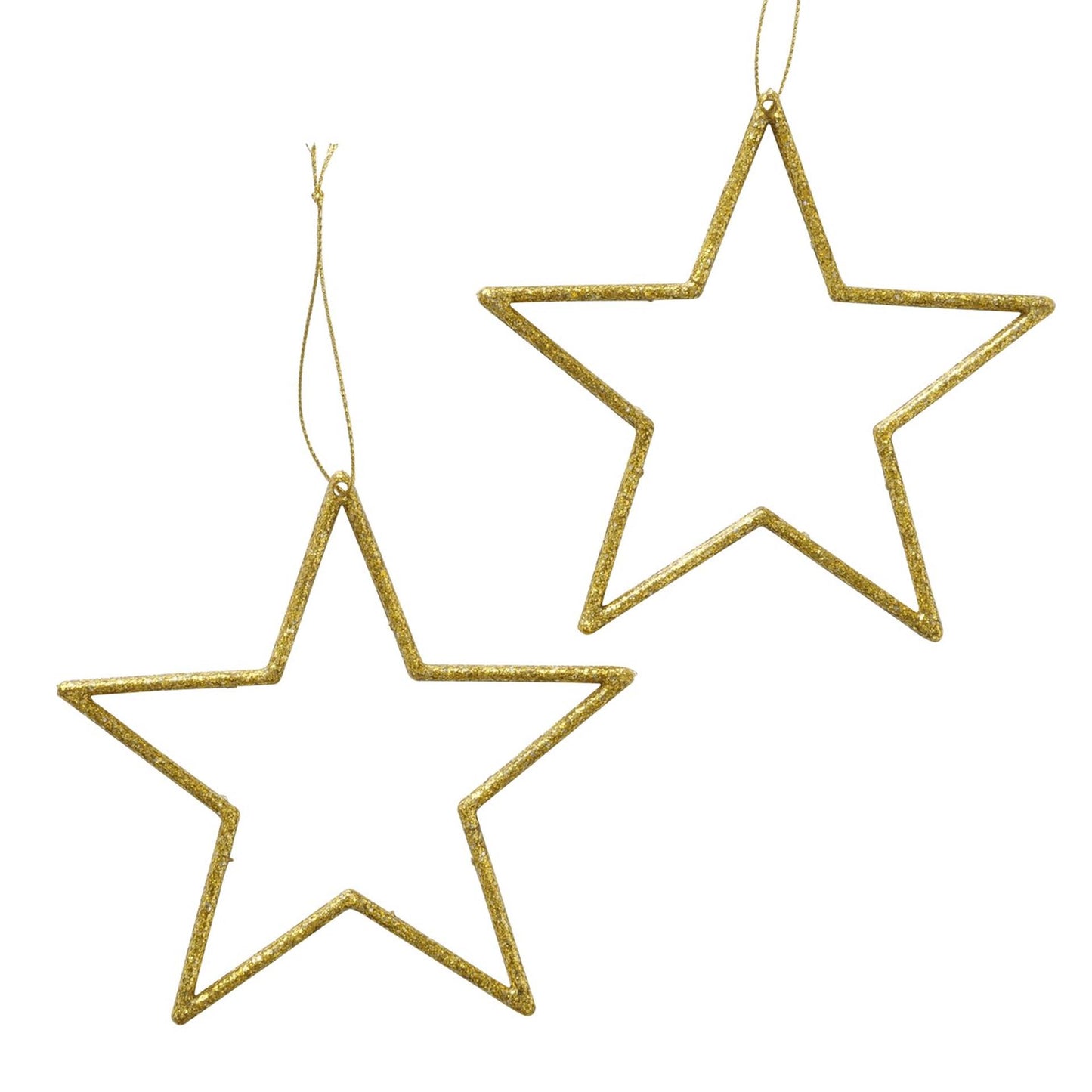 Boltze home Pendentif de Noël étoile 2 parties or 12cm