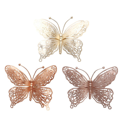 Boltze home papillon sur pince 15x4cm