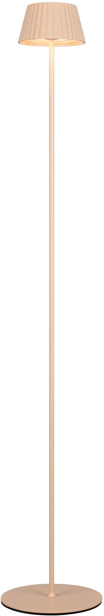 Rl vis ta lumière réalité suarez - lampadaire - sable - incl. 1x SMD 1,5 W - on off touch - variateur à capteur - connexion USB - rechargeable - éclairage extérieur - IP44