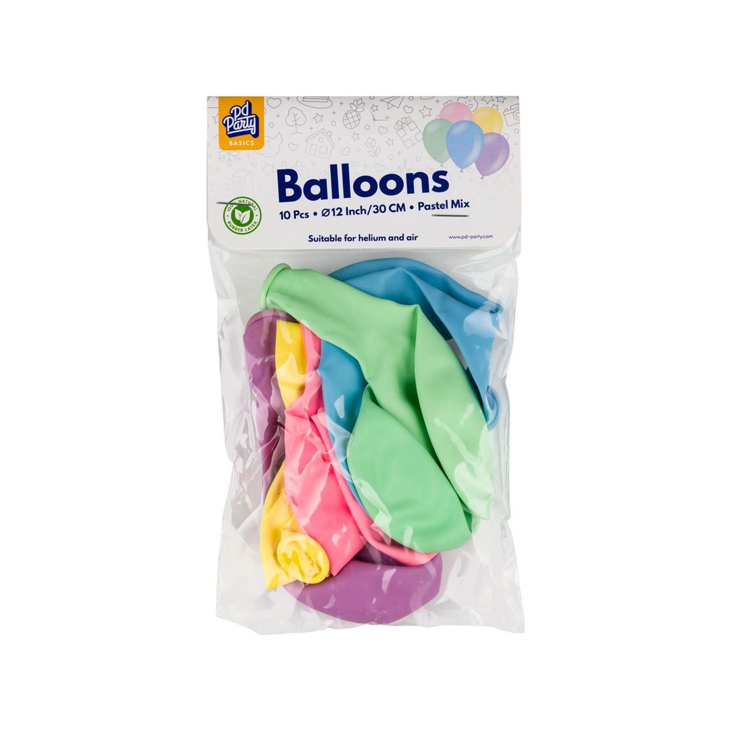 Ballons Paperdreams 10 pcs pastel 30cm